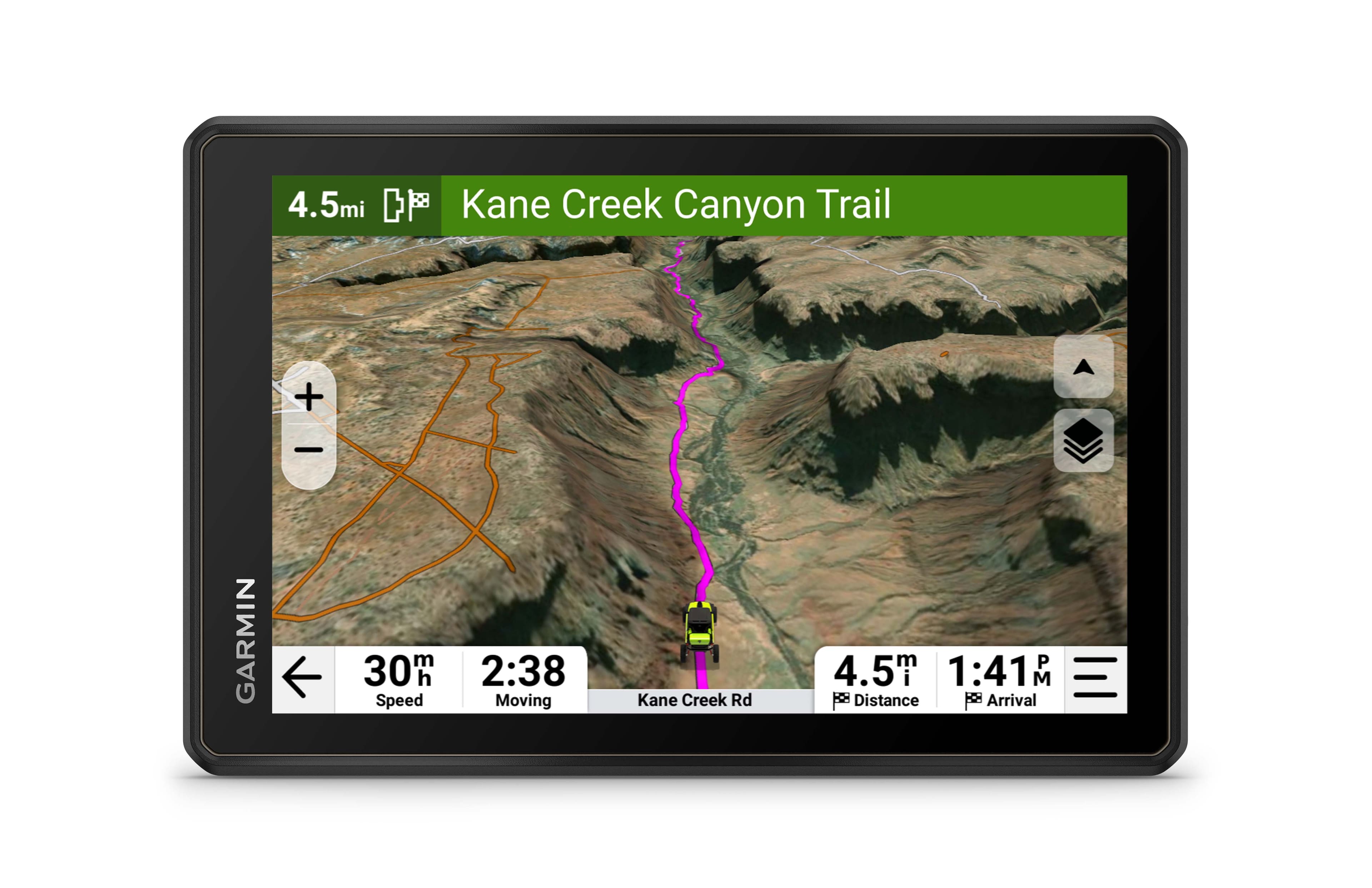 Garmin - Tread 2 - SxS Edition Powersport Navigator 8" GPS with Built-In Bluetooth - Black