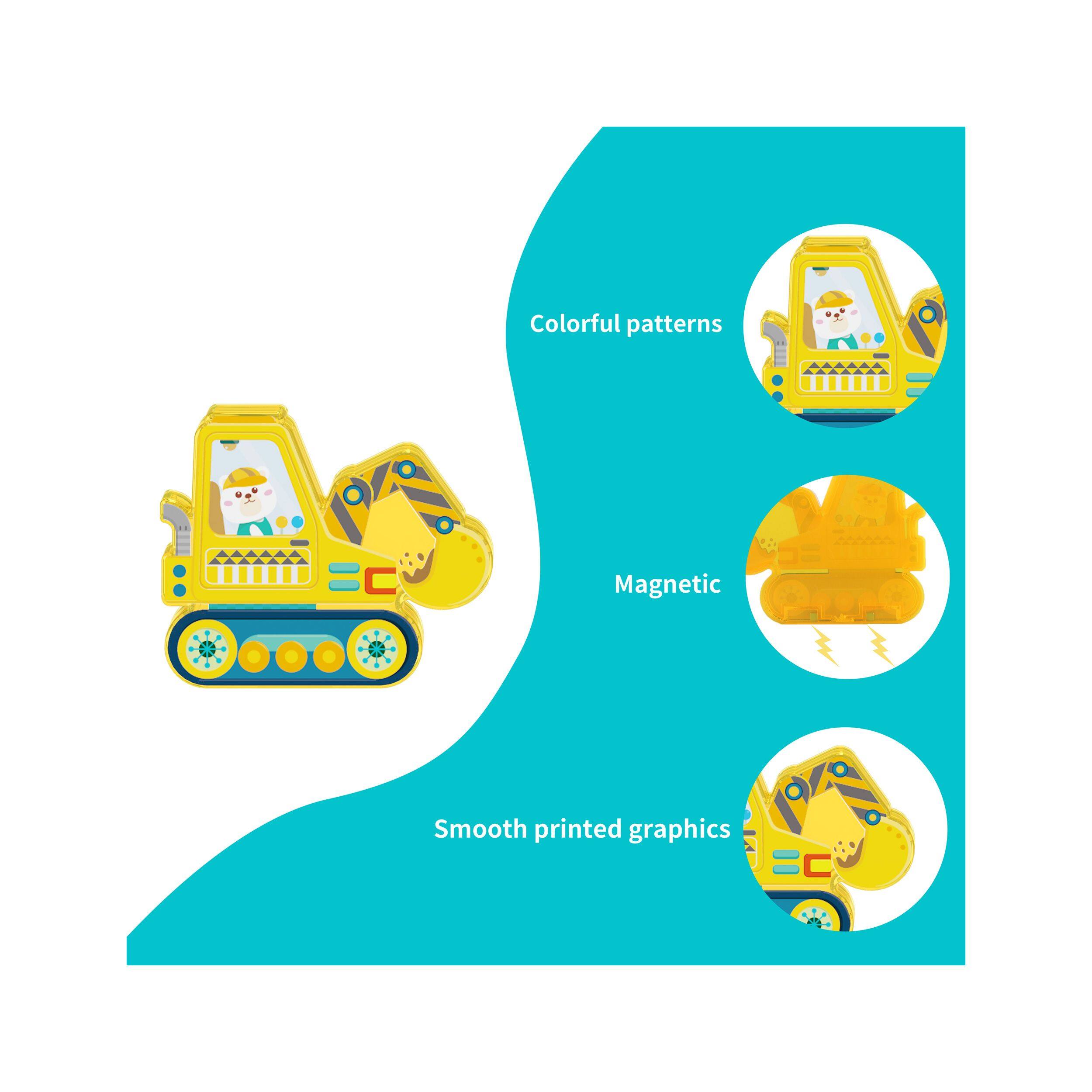 Colorful patterns, Magnetic, Smooth printed graphics