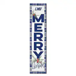 Jardine - Lincoln Memorial Railsplitters 12'' x 48'' Outdoor Merry Christmas Leaner - White