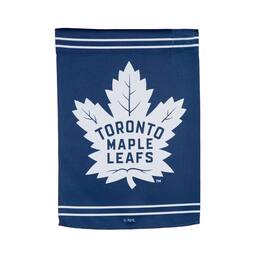 Evergreen Enterprises - Toronto Maple Leafs 12.5" x 18" Double-Sided Embossed Suede Garden Flag - Multicolor