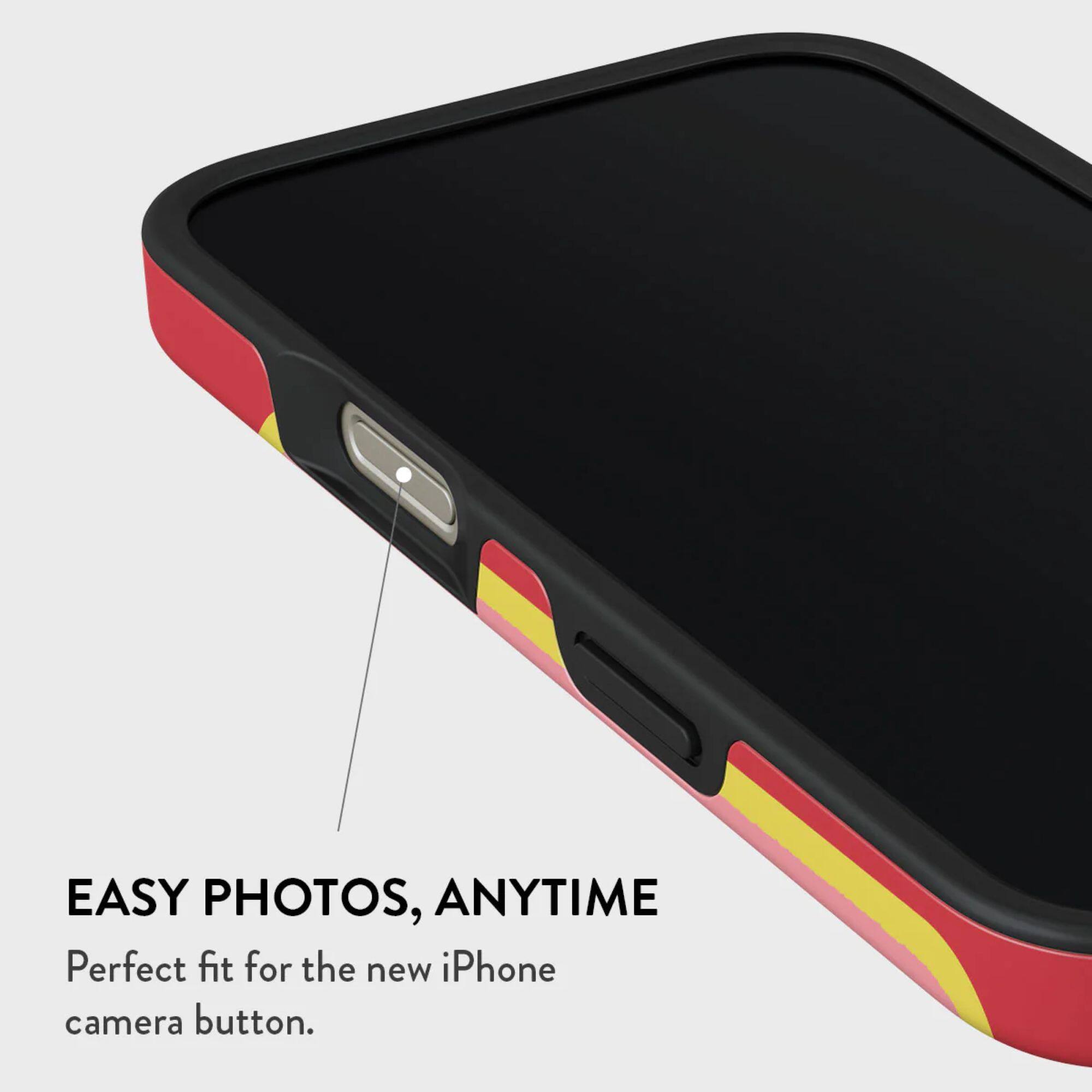 EASY PHOTOS, ANYTIME  
Perfect fit for the new iPhone camera button.