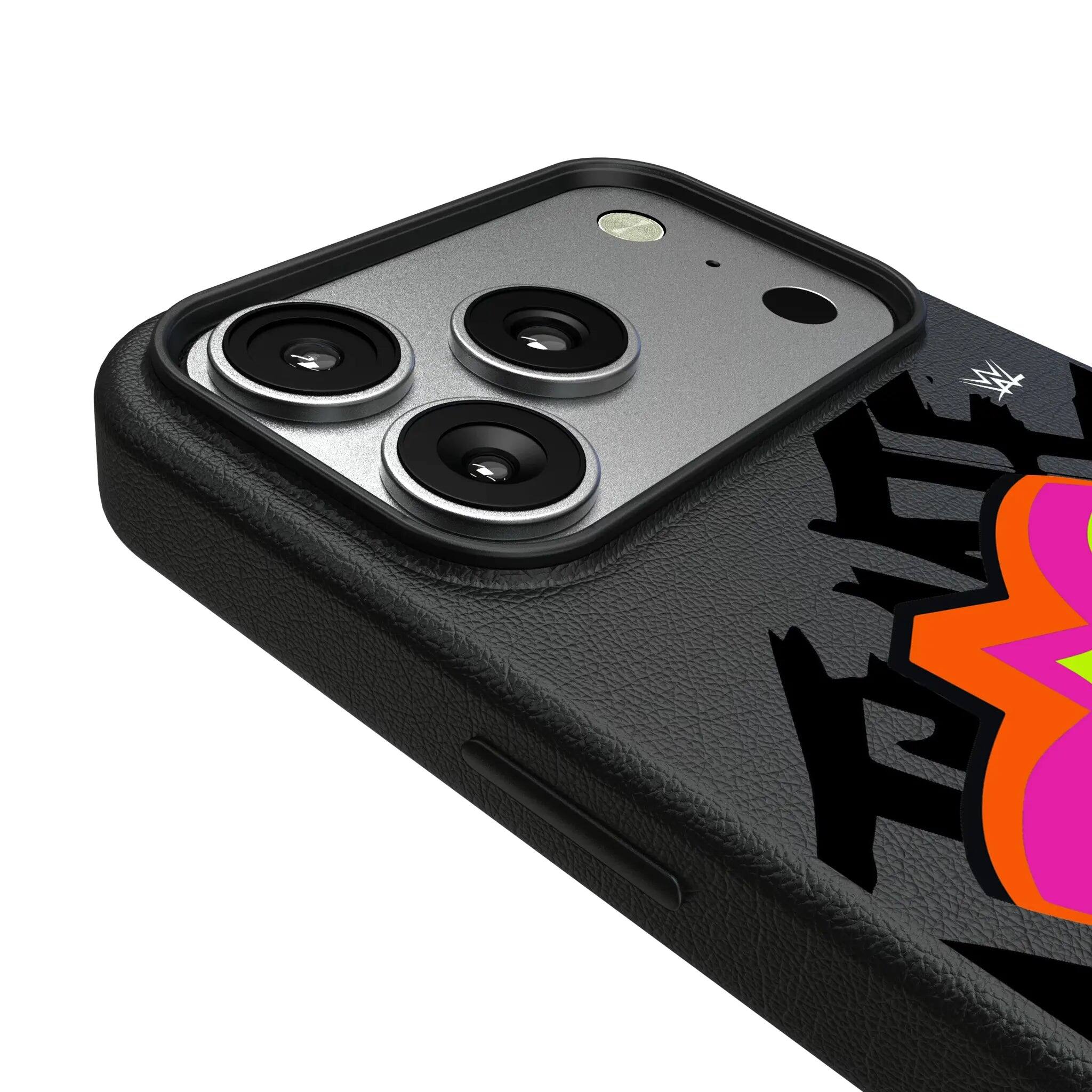 Left. Keyscaper - WWE Impact MagSafe Compatible Phone Case - Apple iPhone 17 Pro - Ultimate Warrior.