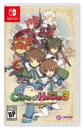 Class of Heroes 3 Remaster for Nintendo Switch. Rating pending. - RP (Rating Pending)