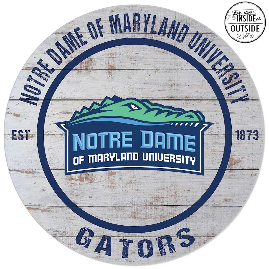 Jardine Notre Dame of Maryland Gators 20'' Indoor/Outdoor Weathered ...