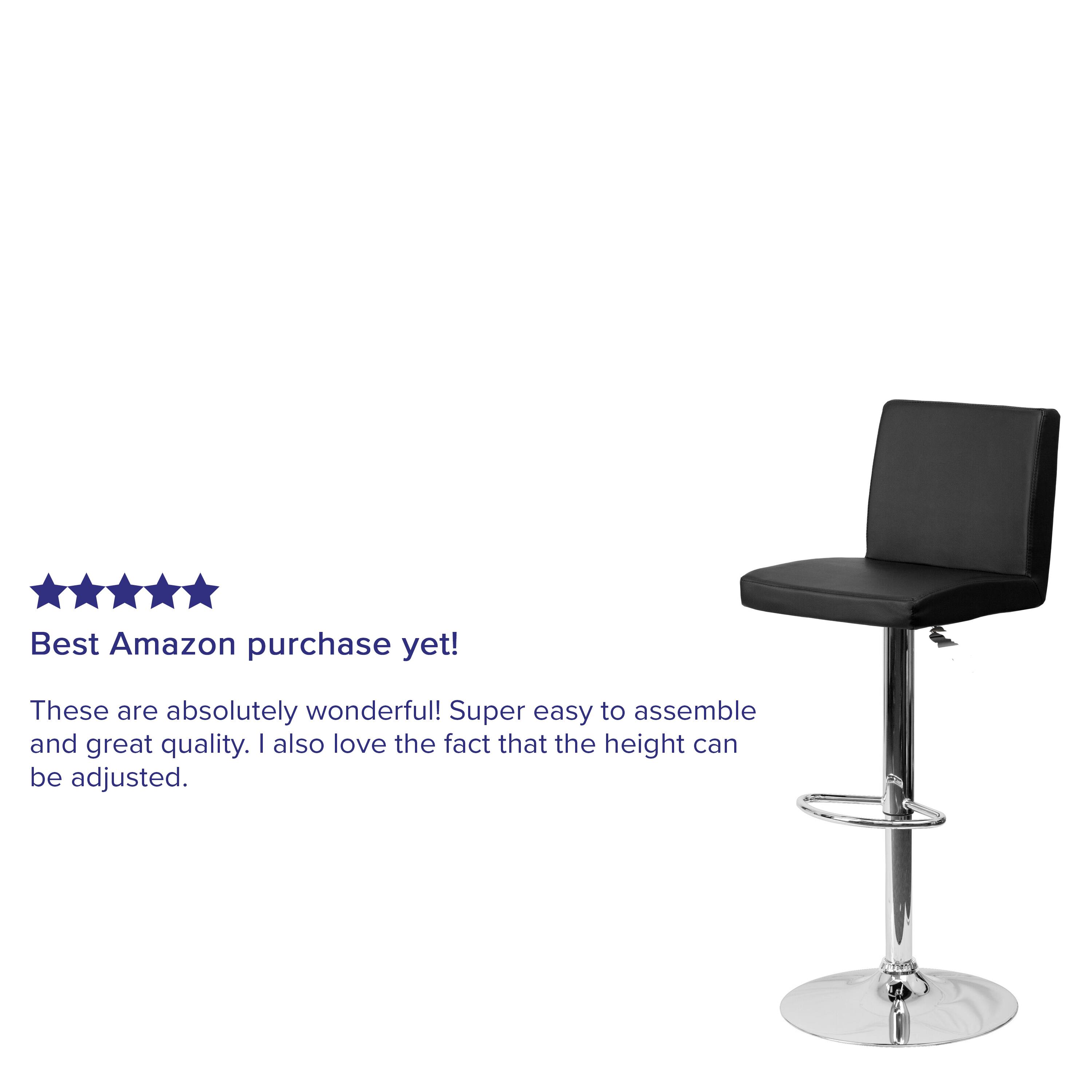 Best Amazon purchase yet! These are absolutely wonderful! Super easy to assemble and great quality. I also love the fact that the height can be adjusted.