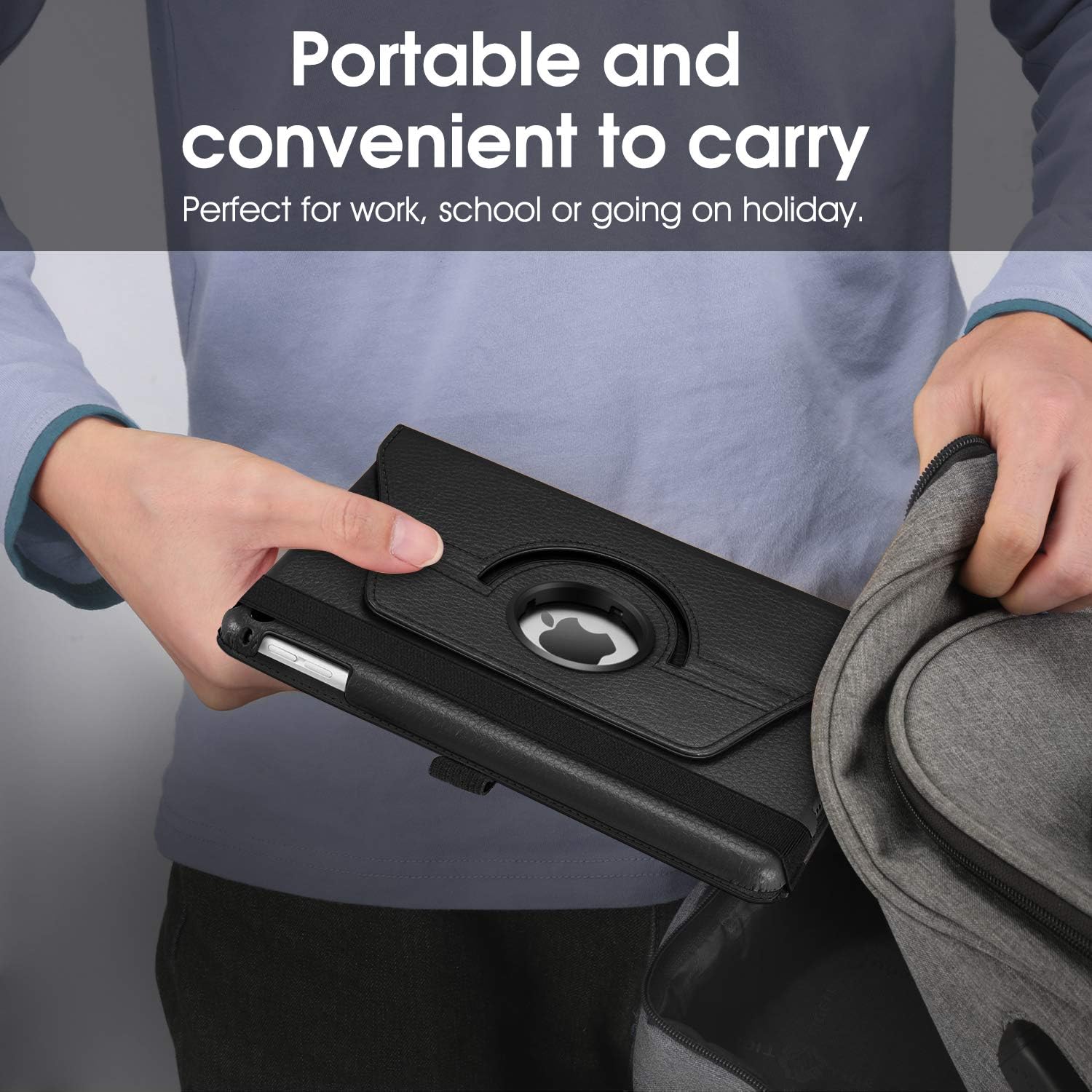 Portable and convenient to carry  
Perfect for work, school or going on holiday.