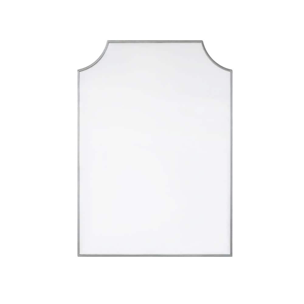 Elegant Kitchen and Bath - Notched Metal Mirror 30x42 inch - Silver price history on PriceWatchPro