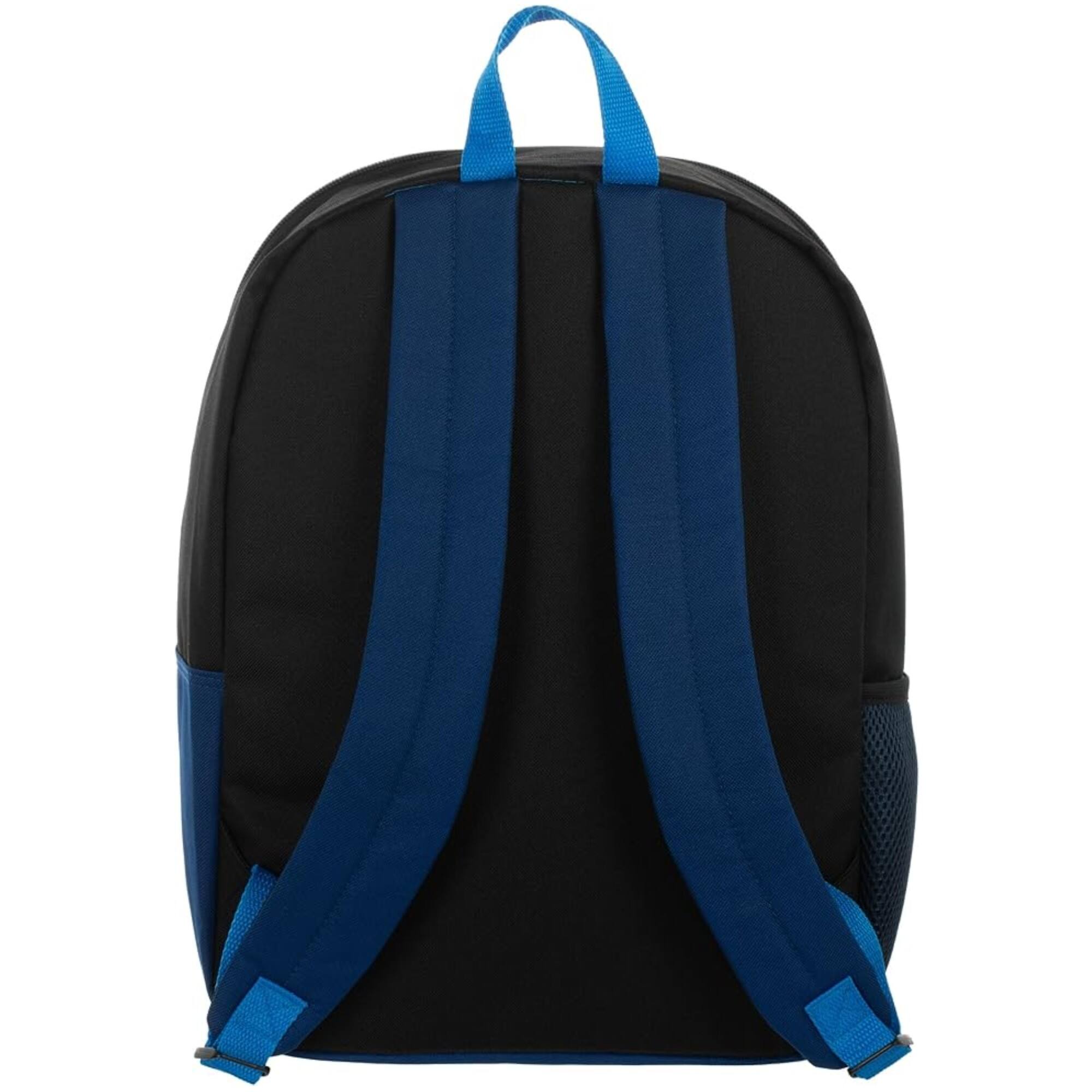 Alt View 5. Bioworld - Bioworld Five Nights at Freddys 16" Black and Blue Premium Backpack & Lunch Kit Set - Assorted Pre-Pack.