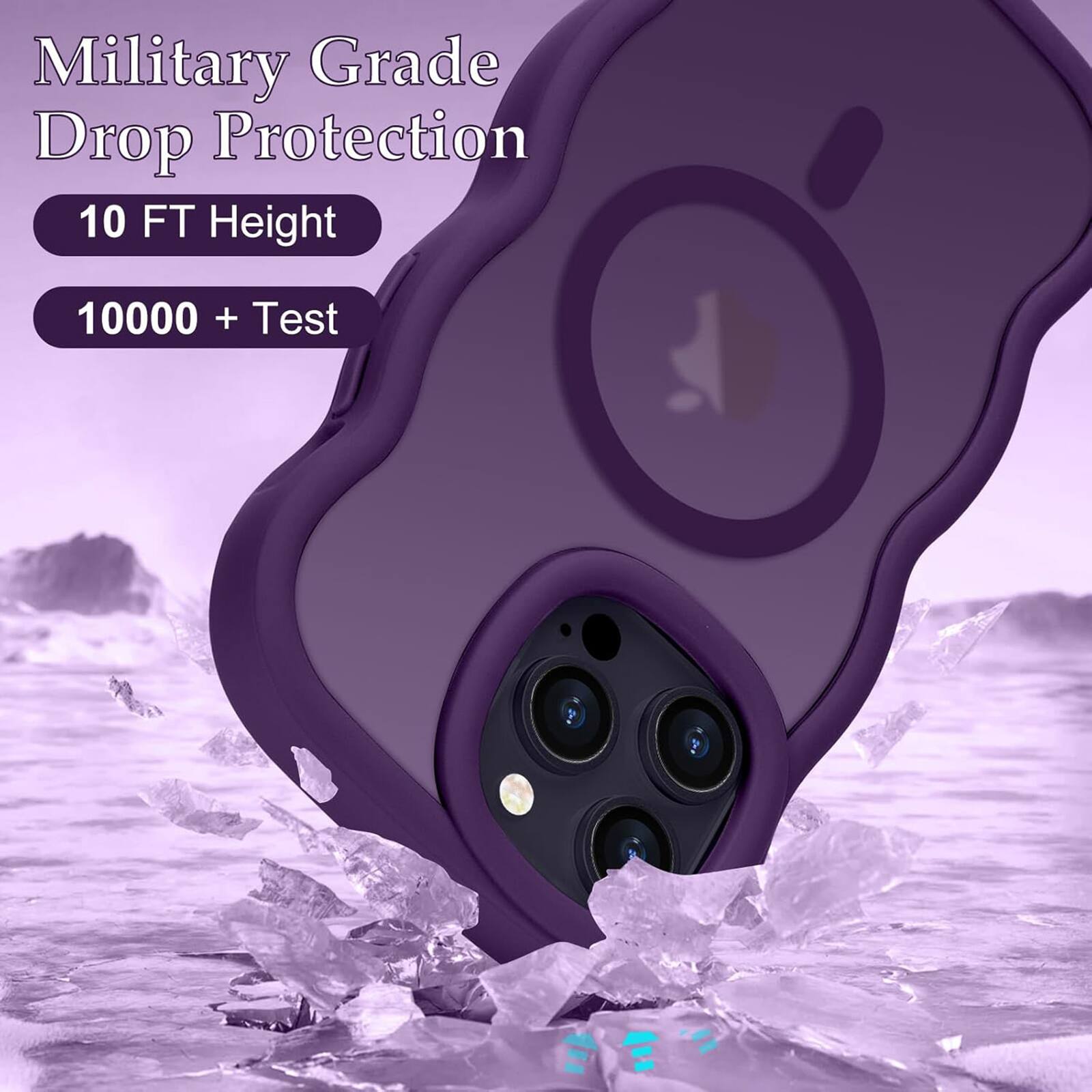Military Grade Drop Protection  
10 FT Height  
10000 + Test