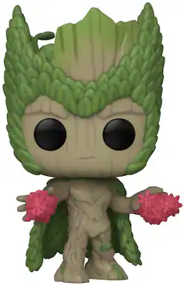 Funko - POP! Marvel: We Are Groot - Scarlet Witch - Collectibles - Multicolor