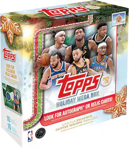 Topps - 2025 Holiday Basketball Mega Box
