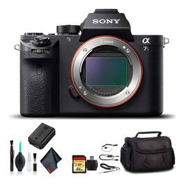 Sony - Alpha a7S II Mirrorless Camera Body Bundle + 64GB Memory Card + Bag + Card Reader + Accessories