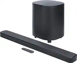 JBL - BAR500MK2 5.1 Soundbar with Dolby Atmos and Wireless Subwoofer - Black - Front_Zoom