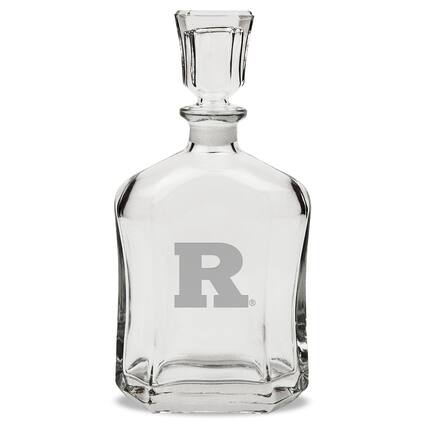 Front. Jardine - Rutgers Scarlet Knights 23.75oz. Crystal Decanter - Multicolor.