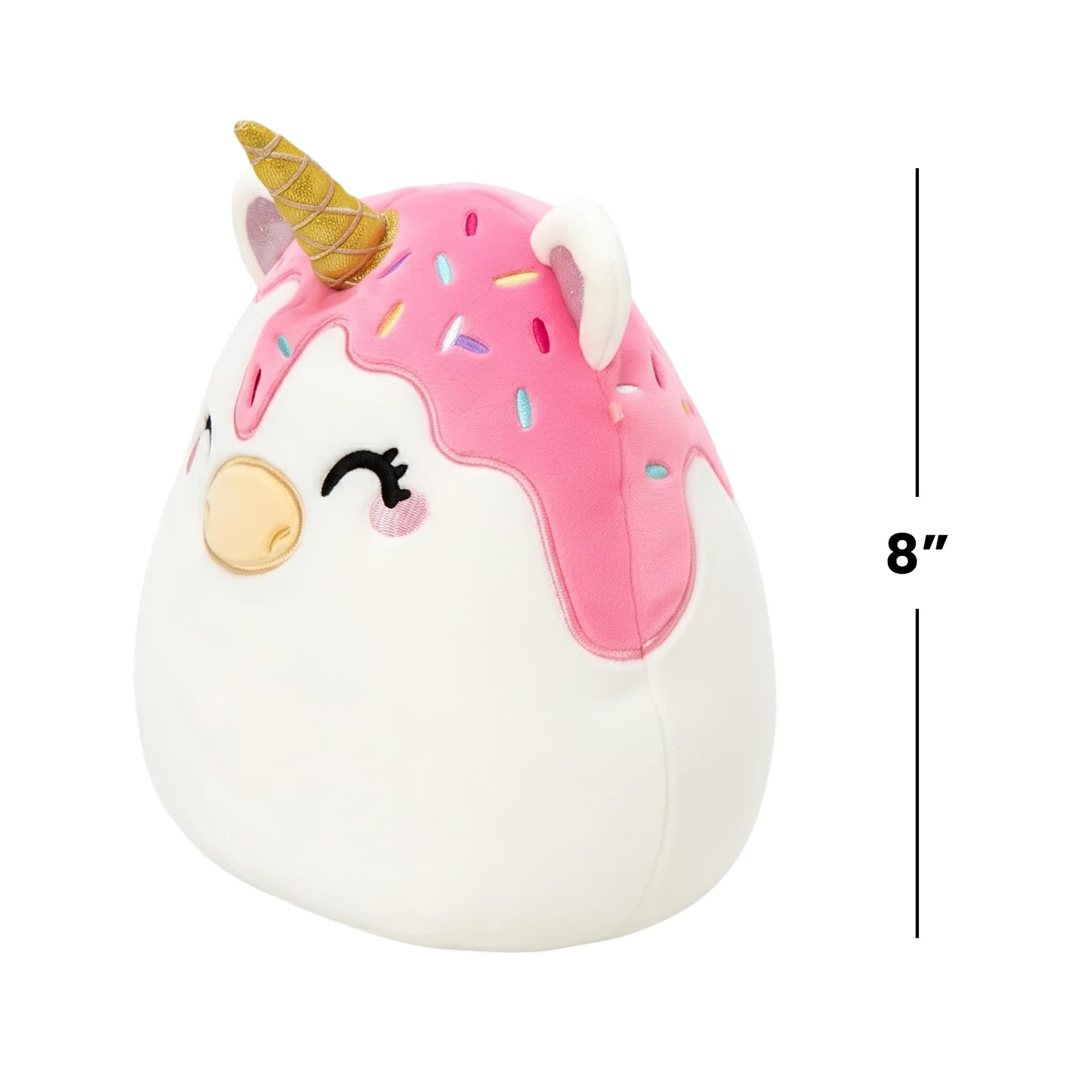 Alt View 1. Kellytoy - Squishmallows 8 Inch Plush | Dawna The Unicorn - White.