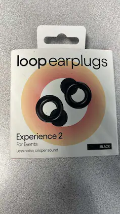 Loop - Refurbished Excellent - Experience 2 Earplugs for Live Events, Concerts, Festivals and Nights Out - Black