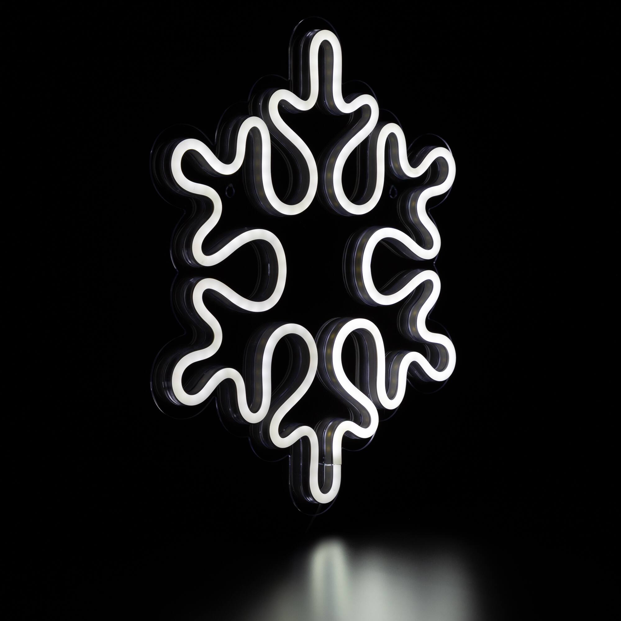 Northlight LED Snowflake Neon Lighted Christmas Wall or Window ...
