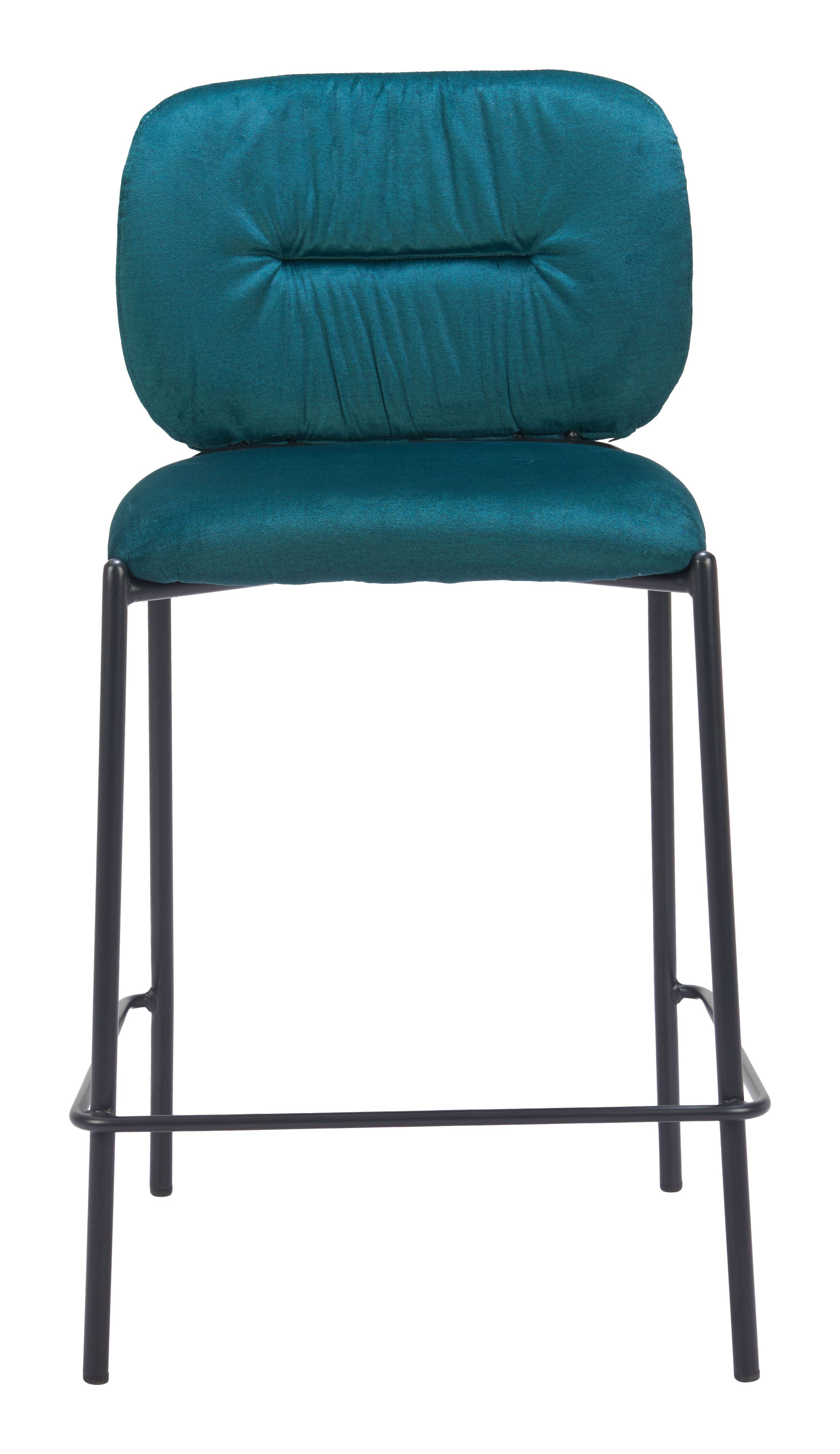 Alt View 1. Hivvago - Plat Counter Stool (Set of 2) Green - Green.