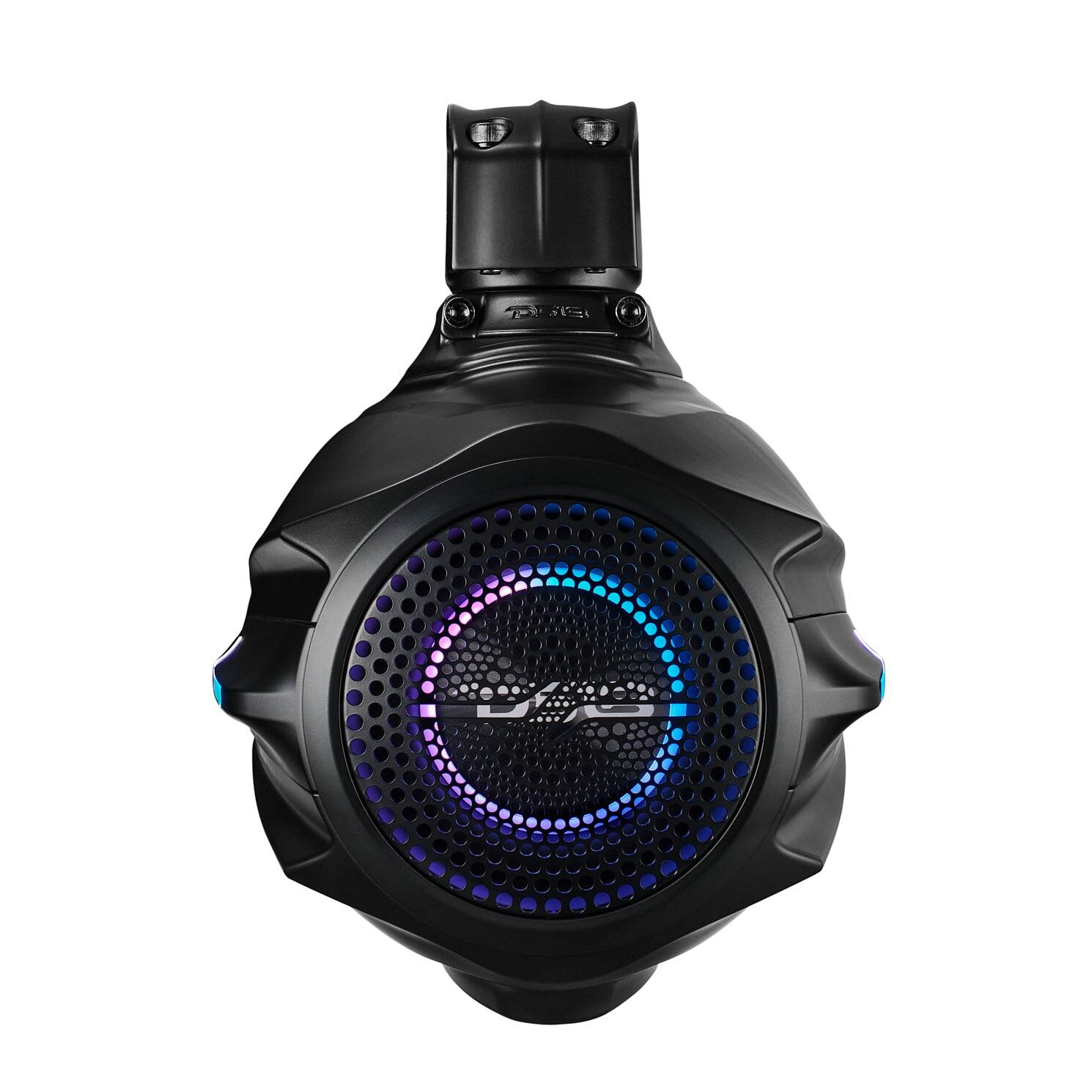 Alt View 3. DS18 Audio - 8" Marine Tower Speaker With Kevlar Cone, Compression Driver and Neodymium Magnet | 200W RMS 4-Ohm - Black.