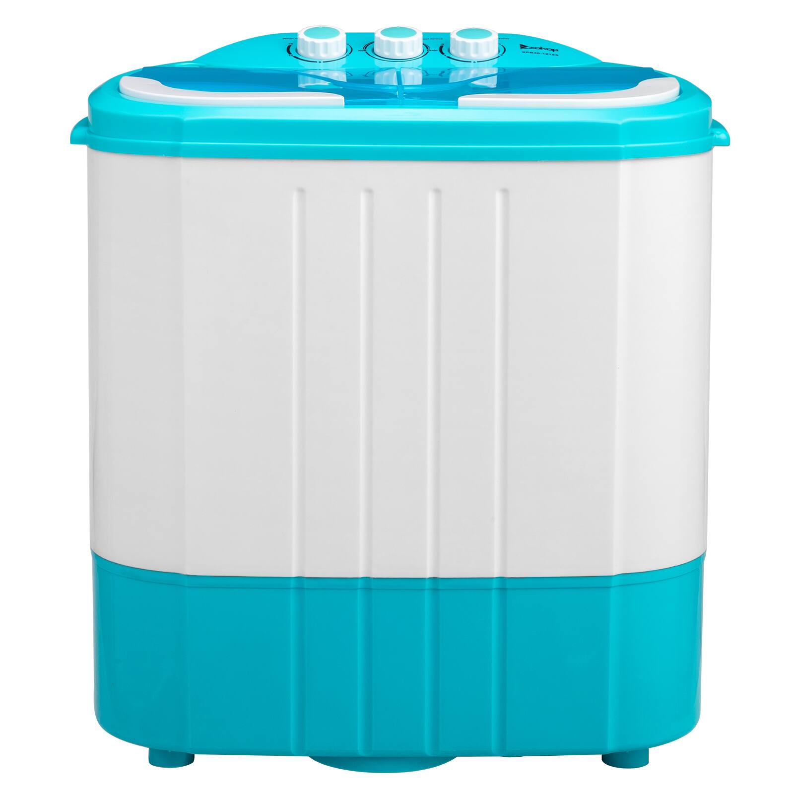 Alt View 1. Winado - 10 lbs Semi-Automatic Washing Machine Laundry Washer Spin Home Draining Pump - Blue & White.