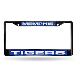 Rico Industries - Memphis Tigers Black Metal License Plate Frame Holder - Multi