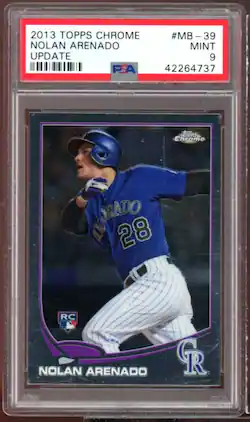 Nolan Arenado Rookie Card 2013 Topps Chrome Update #MB-39 PSA 9