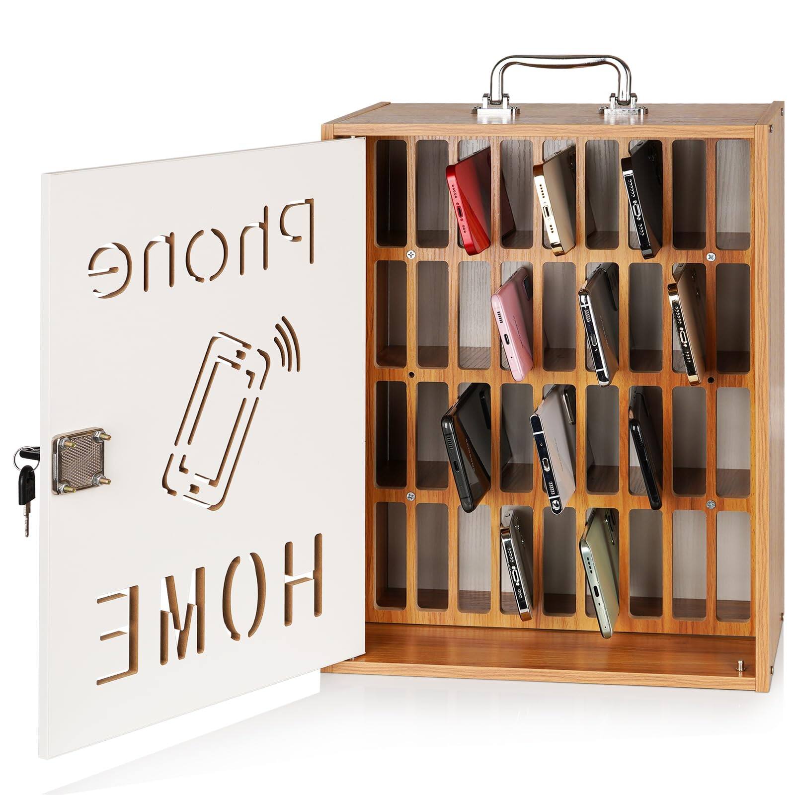 36 Grid Cabinet Cherry