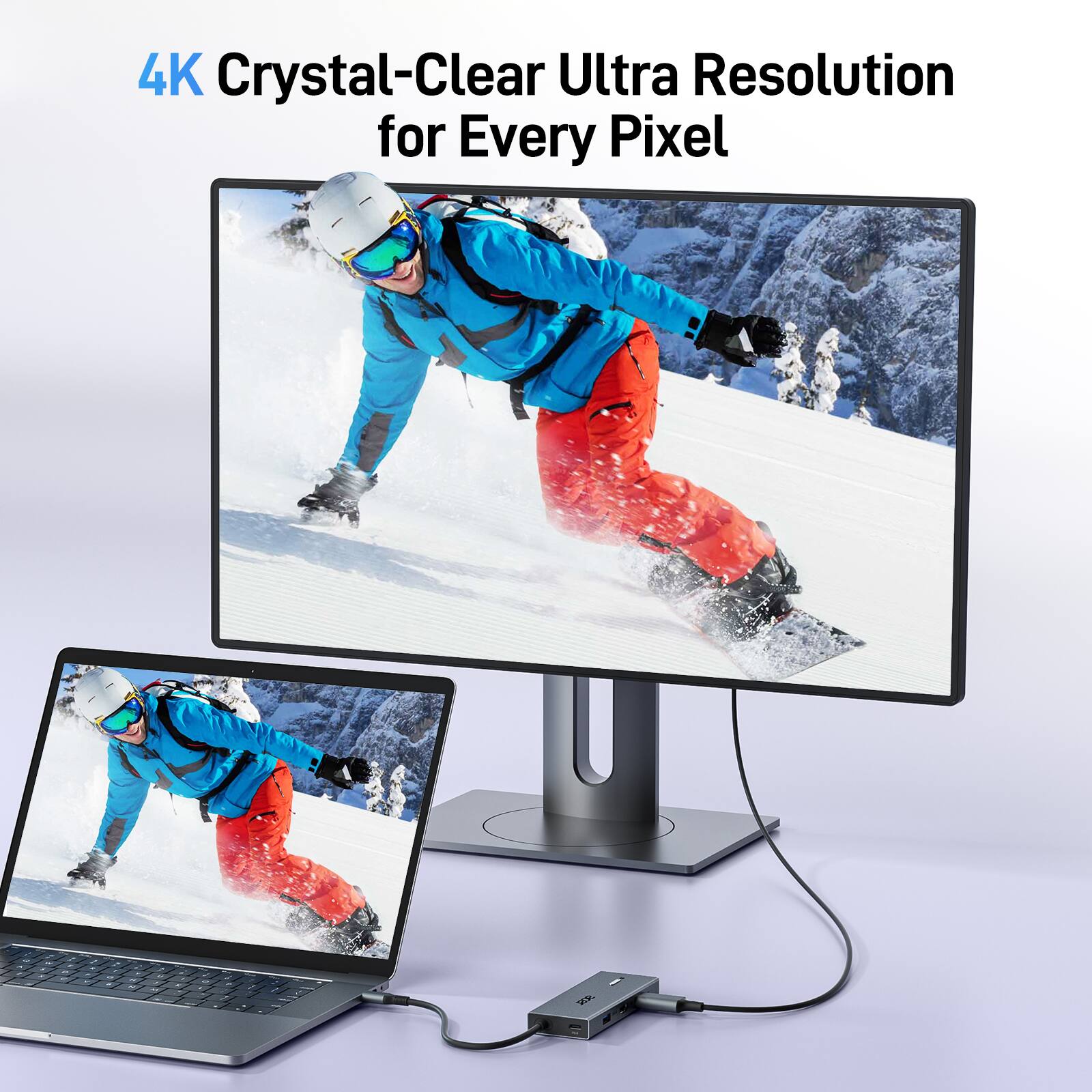 4K Crystal-Clear Ultra Resolution for Every Pixel