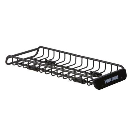 Front. Yakima - Yakima SkinnyWarrior Long & Narrow Cargo Basket for Yakima StreamLine Crossbars - Black.