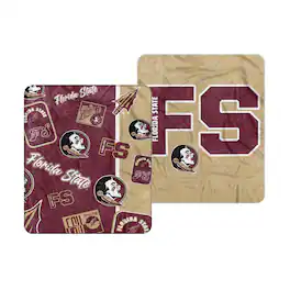 Logo Brands - Florida State Seminoles 50" x 60" Dream Weave Throw Blanket - Maroon