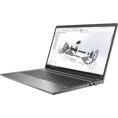 Alt View 2. HP - ZBook Power G7 15.6" FHD Intel Core i7-10850H 2.70 GHz up to 5.1 GHz 32GB  512GB SSD T2000 Max-Q Windows 11 Pro - Gray.