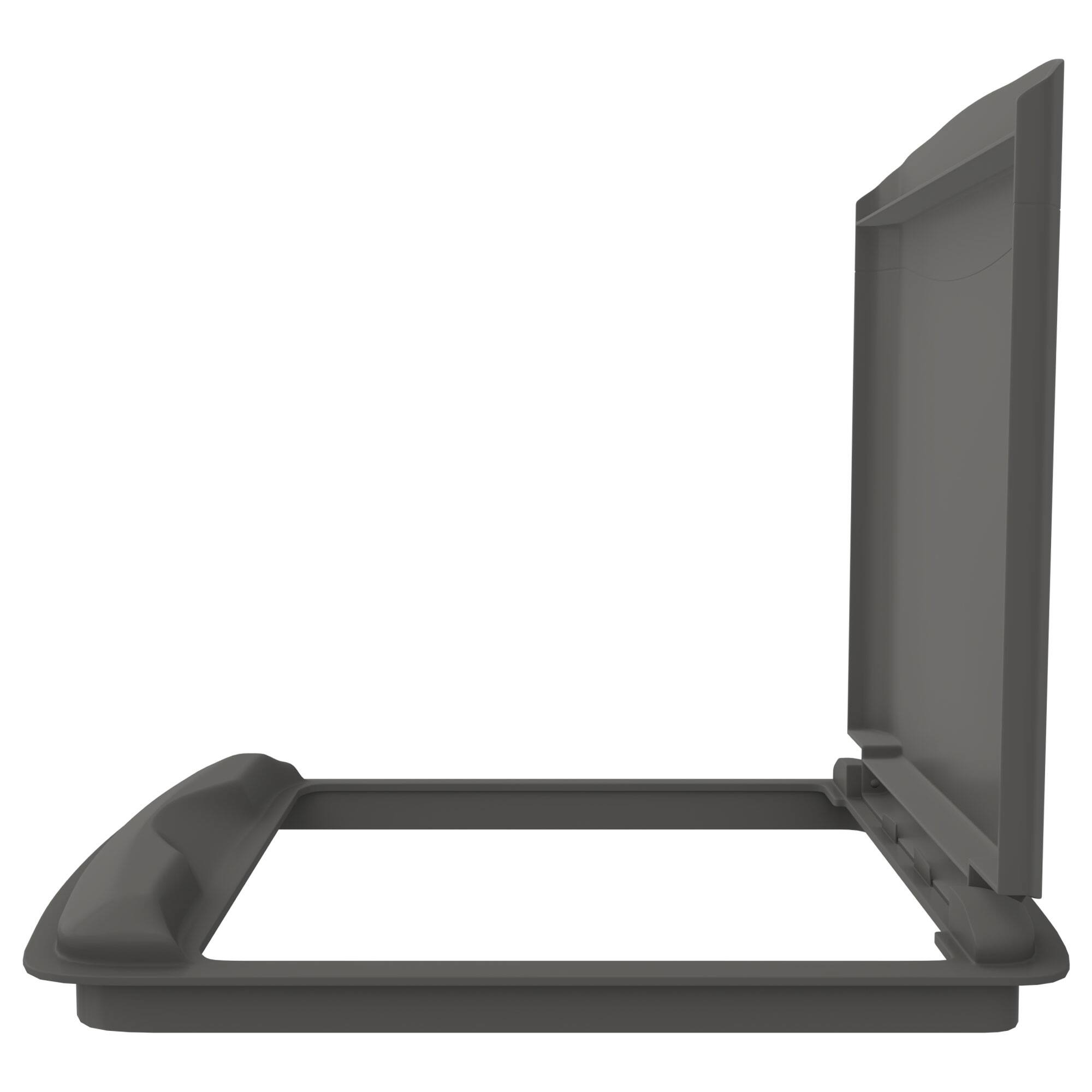 Alt View 8. Rev-A-Shelf - Rev-A-Shelf 50 Qt Trash Can Replacement Lid, Gray, RV-50-LID-13-1-40 (2 Pack) - Orion Gray.