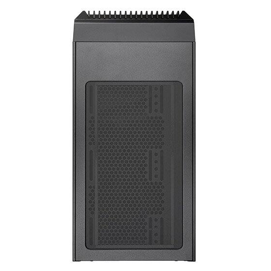 Alt View 1. SilverStone - FARA 313 Compact SST-FA313-B-C Micro-ATX Tower Chassis with Tremendous Storage Drive Compatibility - Black.