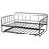 Alt View 5. VEVOR - Full Size Daybed Frame, Day Bed with Trundle, Heavy Duty Metal Platform Bed Frame, Full Daybed with Metal Slats Support - Black.
