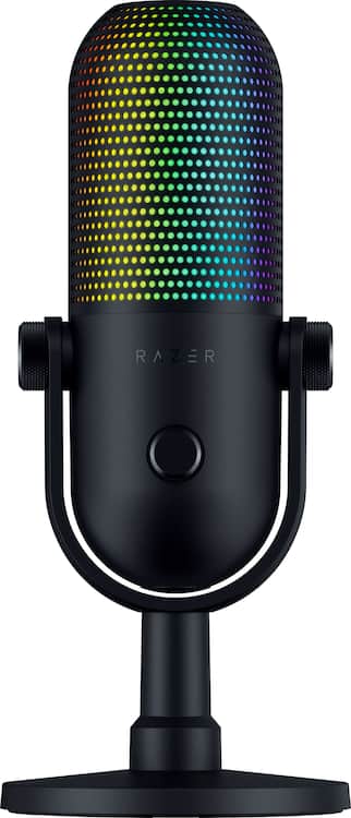 Razer Seiren V3 Chroma Condenser USB Microphone Black - Best Buy Razer Seiren V3 Chroma Condenser USB Microphone Black - Best Buy