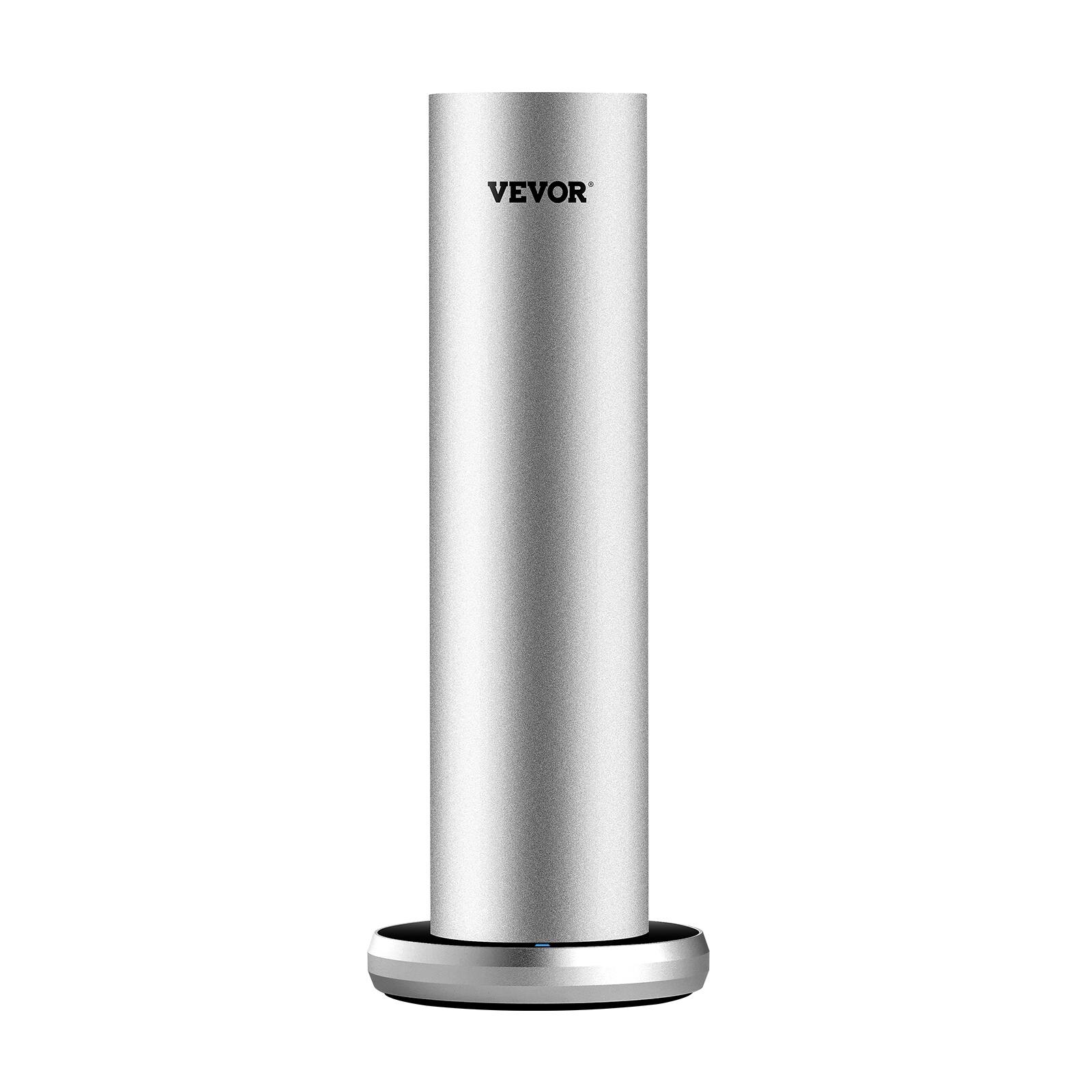 VEVOR - Scent Air Machine for Home, 120ml Bluetooth Smart Cold Air Diffuser, 1000sq.ft Waterless Oil Scent Air Diffuser - Silver