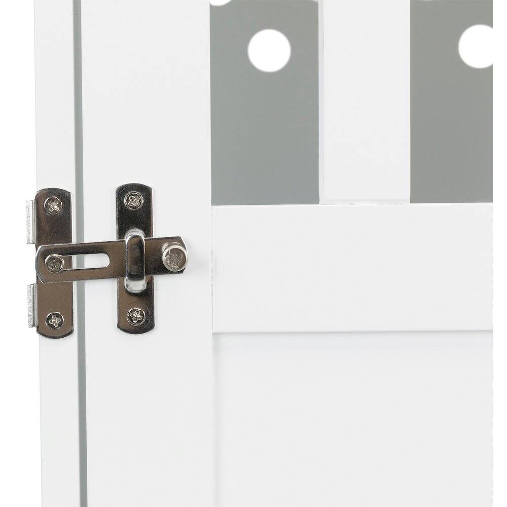 Alt View 1. TRIXIE - 1-Door 20" Wooden Indoor Furniture Style Crate for Small Dogs, White.