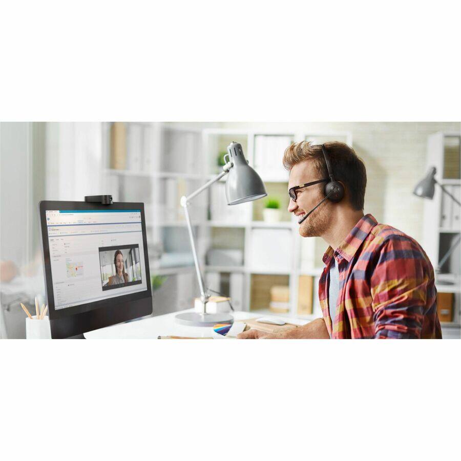 Alt View 2. Jabra - Jabra Engage 75 SE Headset - Mono - Wireless - On-ear, Over-the-head - Monaural - Supra-aural - Black - Black.