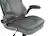 Alt View 17. Office Star Products - Exec Bonded Lthr Office Chair - Charcoal / Titanium.