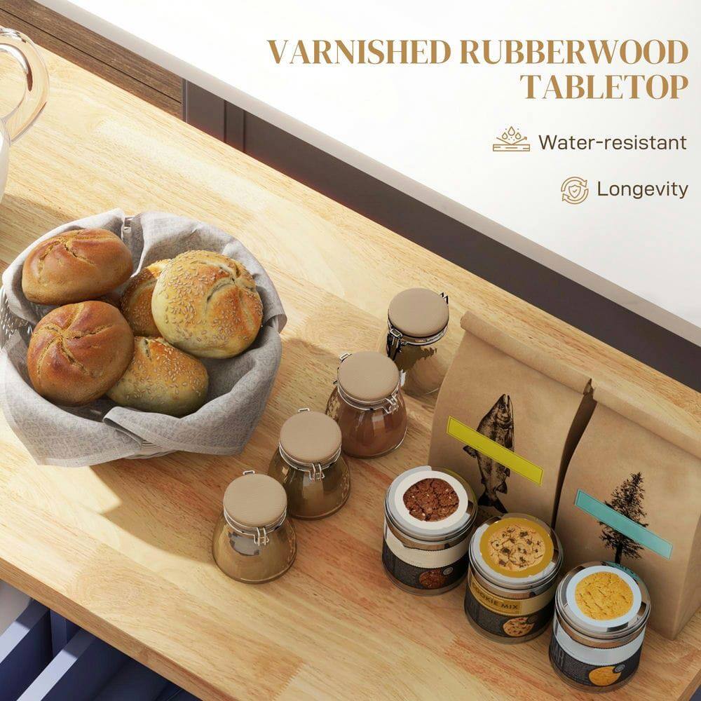 VARNISHED RUBBERWOOD TABLETOP

- Water-resistant
- Longevity
