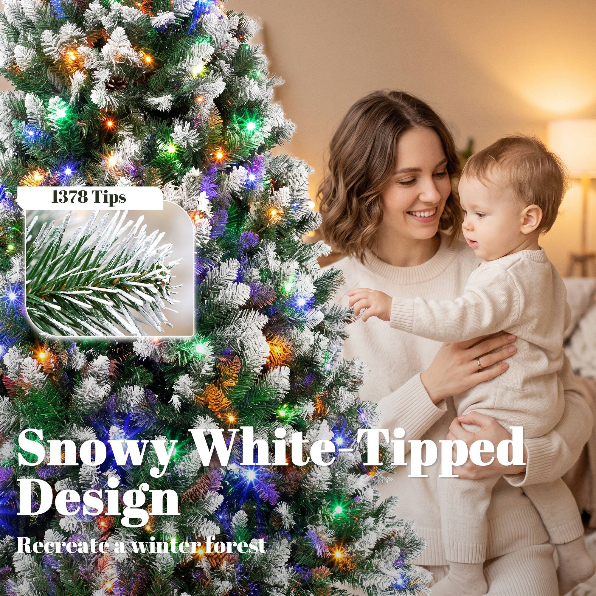 1378 Tips

Snowy White-Tipped Design  
Recreate a winter forest