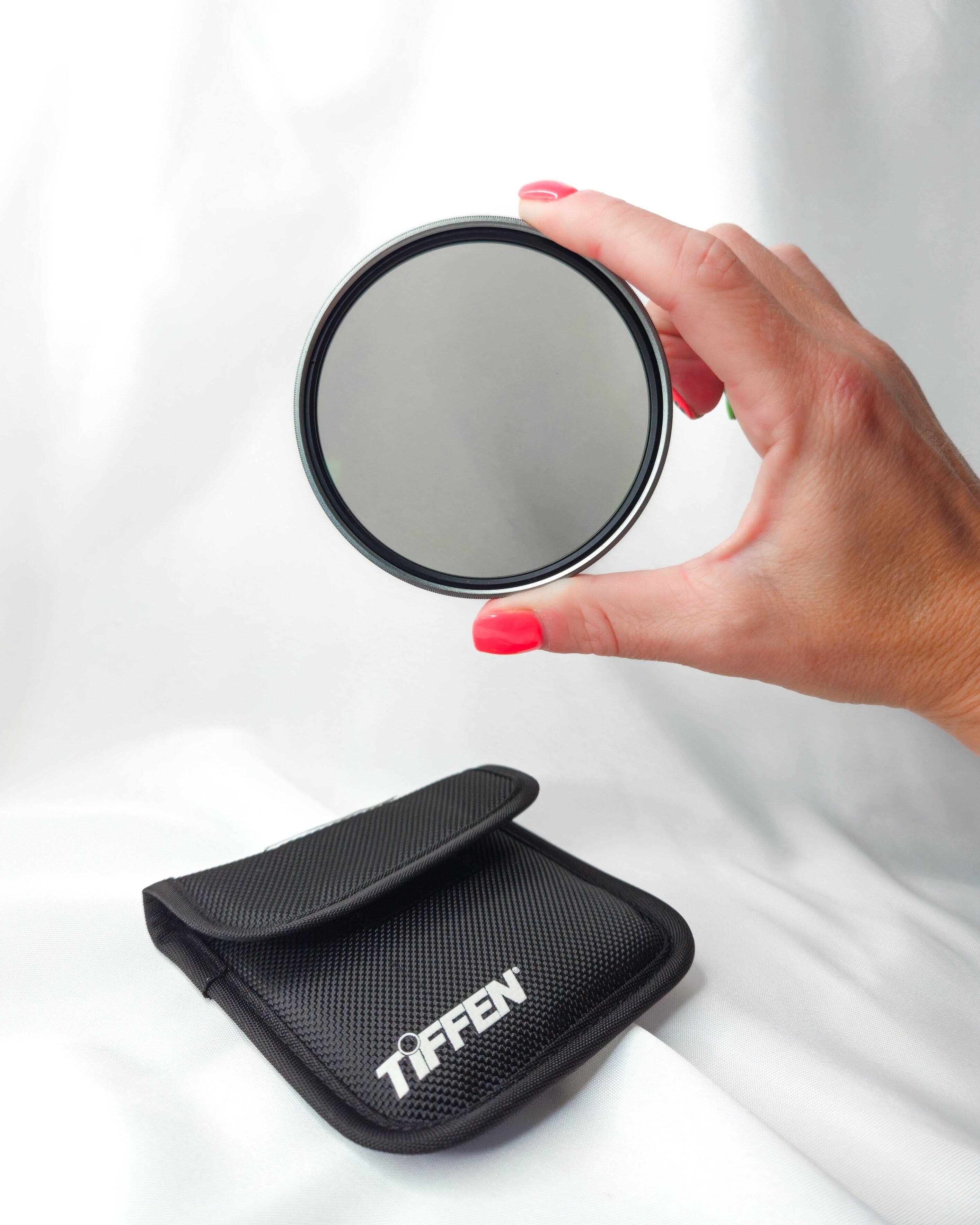 Angle. Tiffen - 67mm Multicoated Circular Polarizer Filter|Glare Reduction|Enhanced Color & Contrast|Ideal for Outdoor Photography/Video.