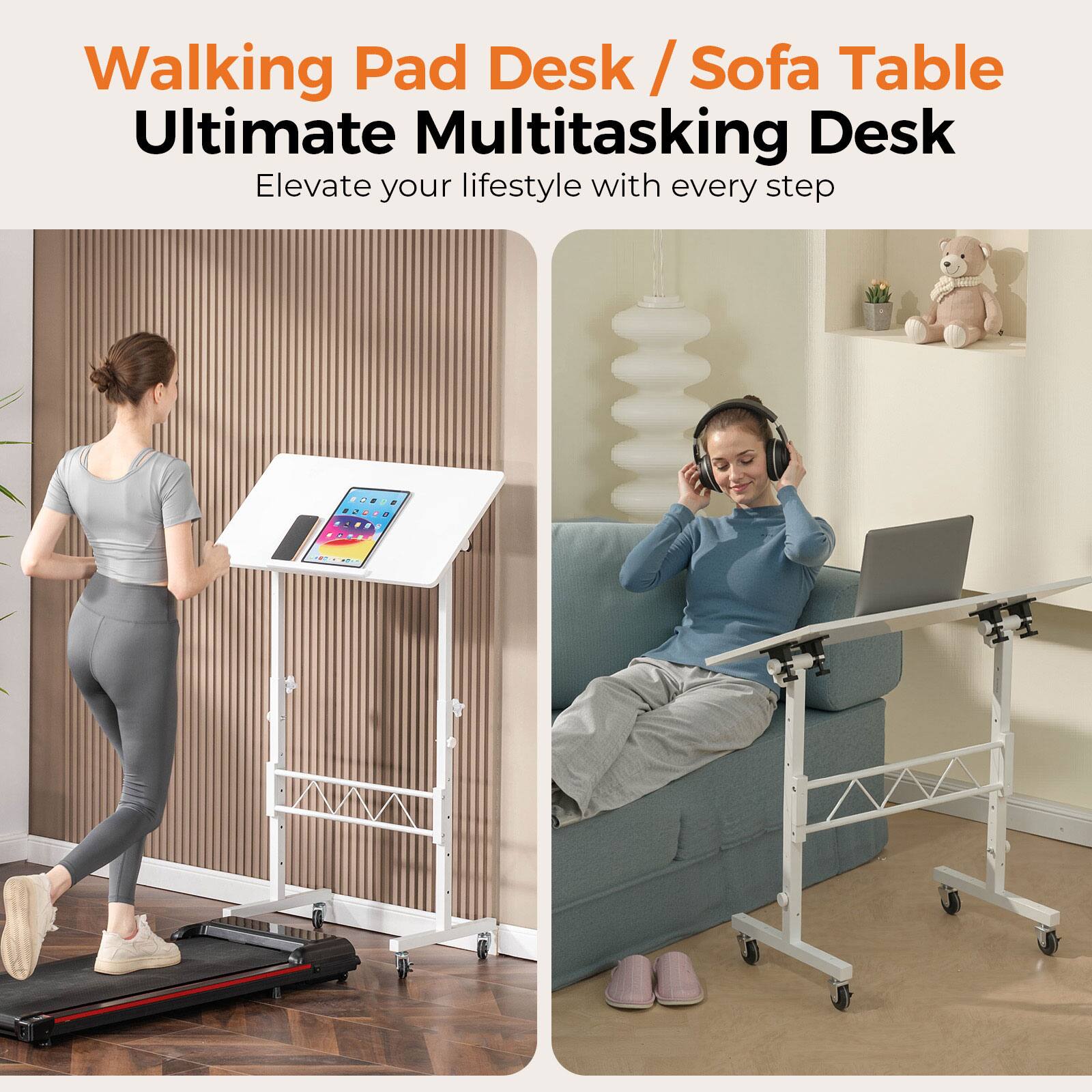 Walking Pad Desk / Sofa Table Ultimate Multitasking Desk Elevate your lifestyle with every step