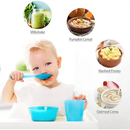 Milkshake
Pumpkin Cereal
Mashed Potato
Oatmeal Cereal