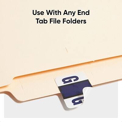 Use With Any End Tab File Folders