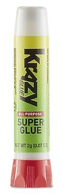 Krazy Glue  
All Purpose Super Glue  
Net WT 2g (0.07 oz)