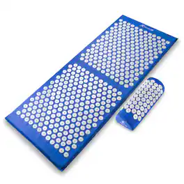 ProsourceFit - Full Body Acupressure Mat and Pillow Set - Blue