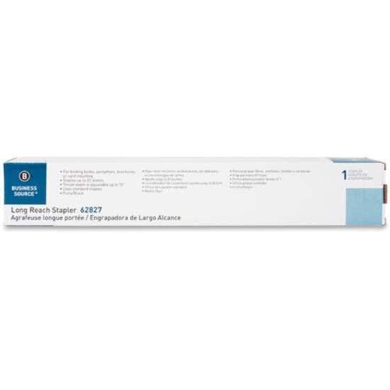 BUSINESS SOURCE  
For binding are up to 20 That Uses staples  
brochures  
STAPLEX 1 MANTEUSE ENGRAPADORA  
Long Reach Stapler 62827 Agrafeuse longue porte / Engrapadora de Largo Alcance