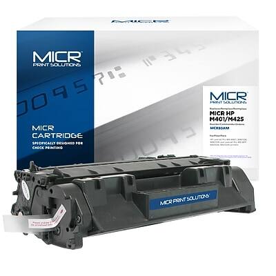 ORIGER MICR PRINT SOLUTIONS  
"34540 0095 MICR PRINT SOLUTIONS MICR HP M401/M425 MICR MCREGAM CARTRIDGE SPECIFICALLY DESIGNED FOR CHECK PRINTING"