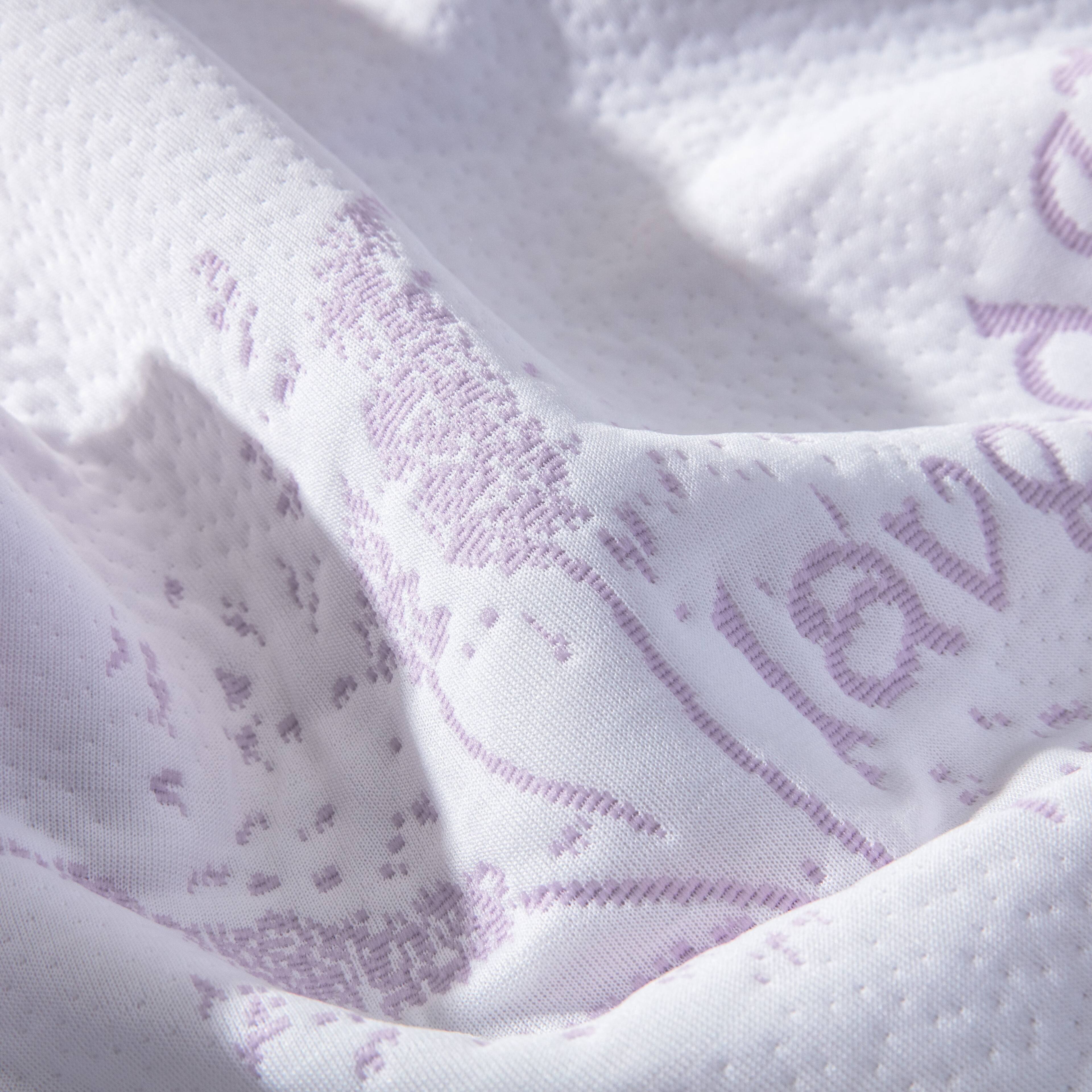 Alt View 1. Bibb Home - Bibb Home Lavender Infused Scented Hypoallergenic Mattress Pad - Standard.
